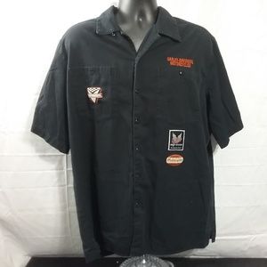 Black XLarge Harley-Davidson MotorCycles